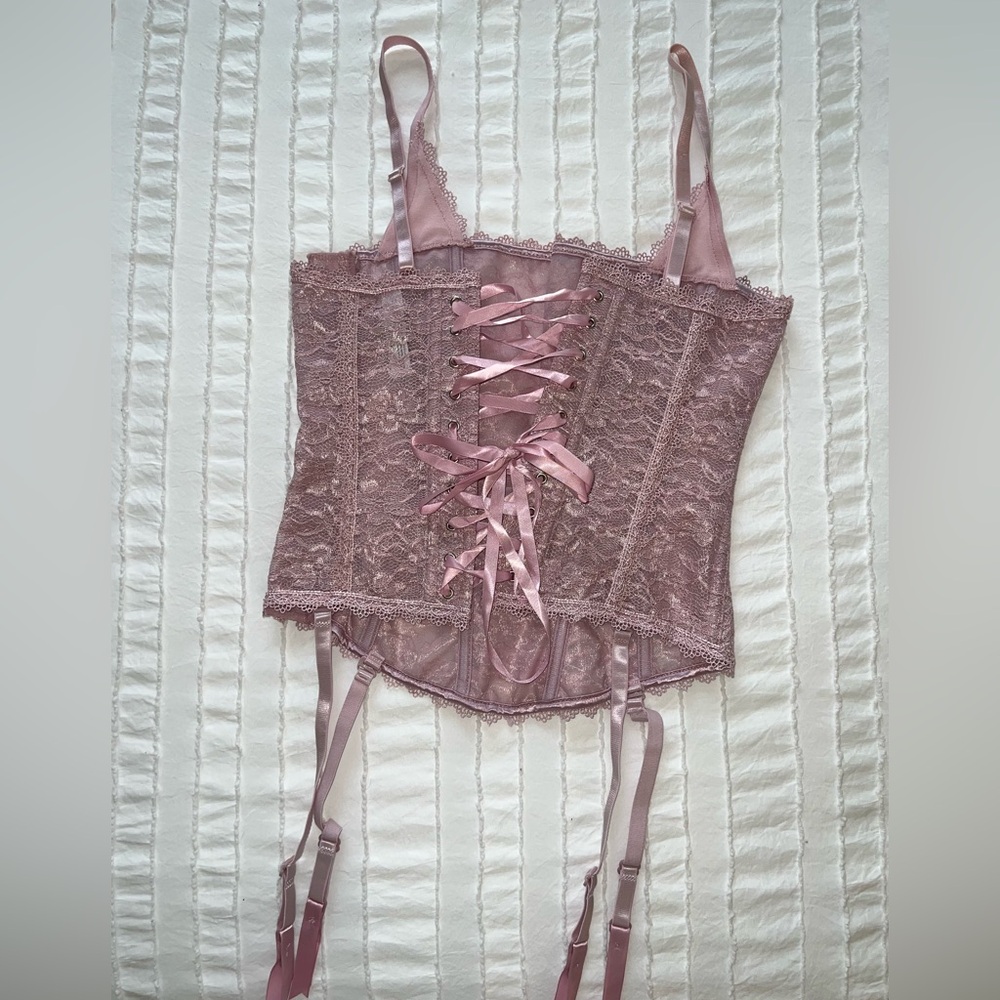 NWOT Adore Me Pink Lace Bustier set - Picture 11 of 11